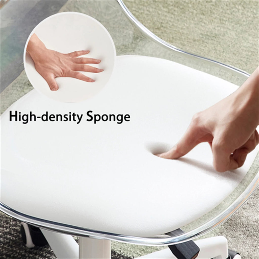 Adjustable 360 °Swivel Armless Computer Chair with Wheels E3953
