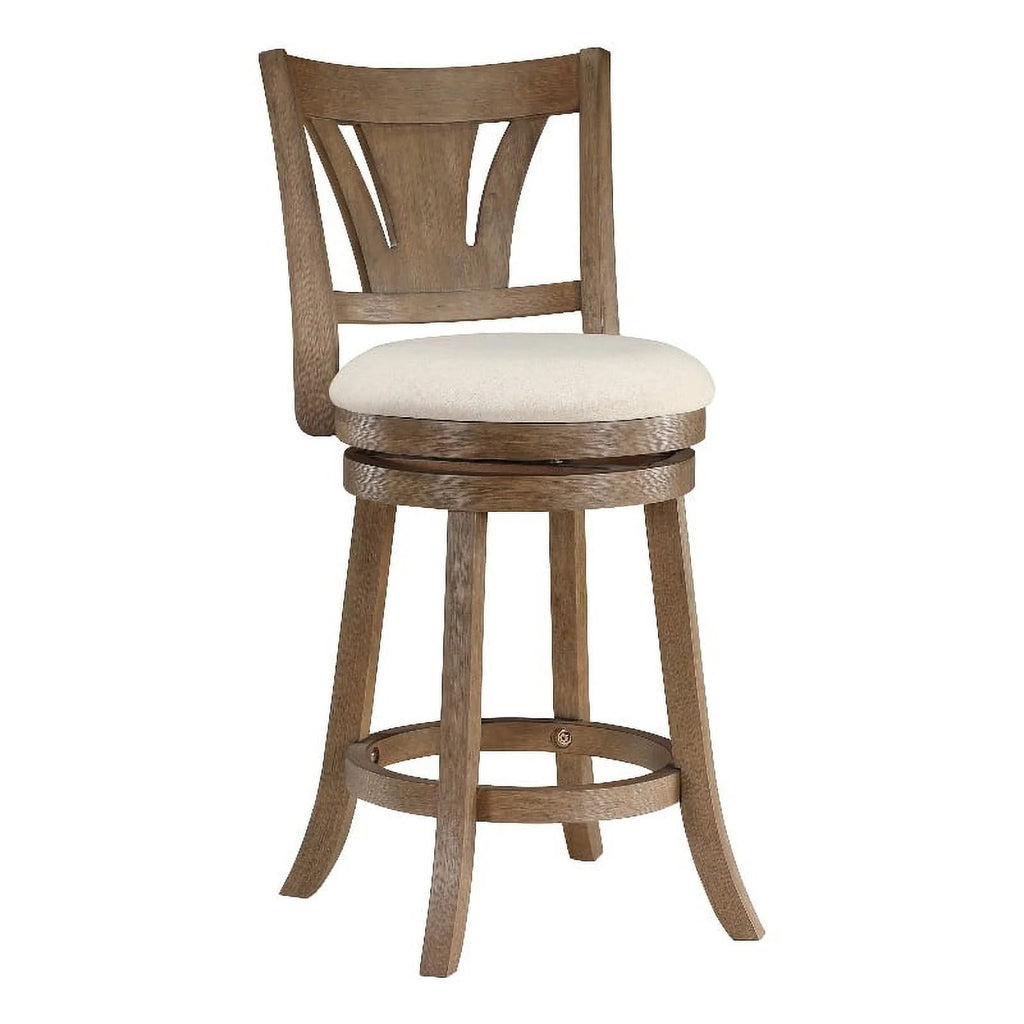 Counter Stool in Linen Cream Fabric L808775