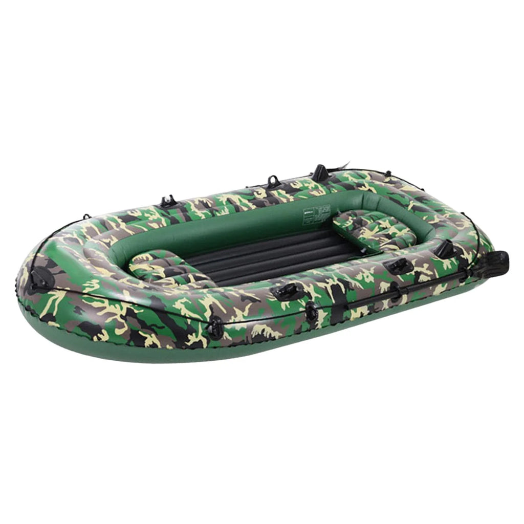 4 Person Inflatable Raft with Pump and Oars Q389681
