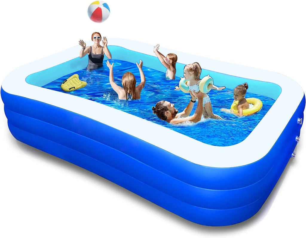 Inflatable Pool 118 X 68 X 22 Oversized Thickened V6068