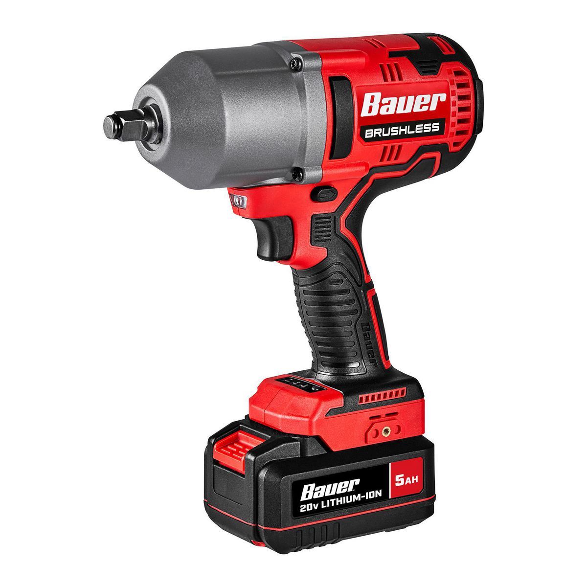 20V Brushless Cordless 1/2 in. High-Torque Impact Wrench Kit with 5 Ah Battery and Charger B3892