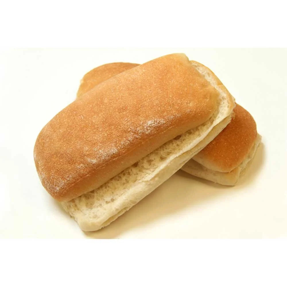 White Sliced Ciabatta Hoagie, 6.5 Inch N20433