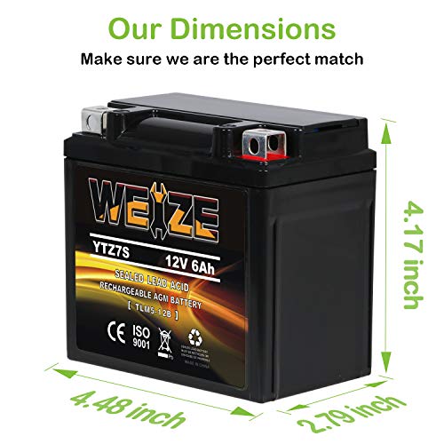 Maintenance Free Sealed AGM ATV Motorcycle Battery P27858