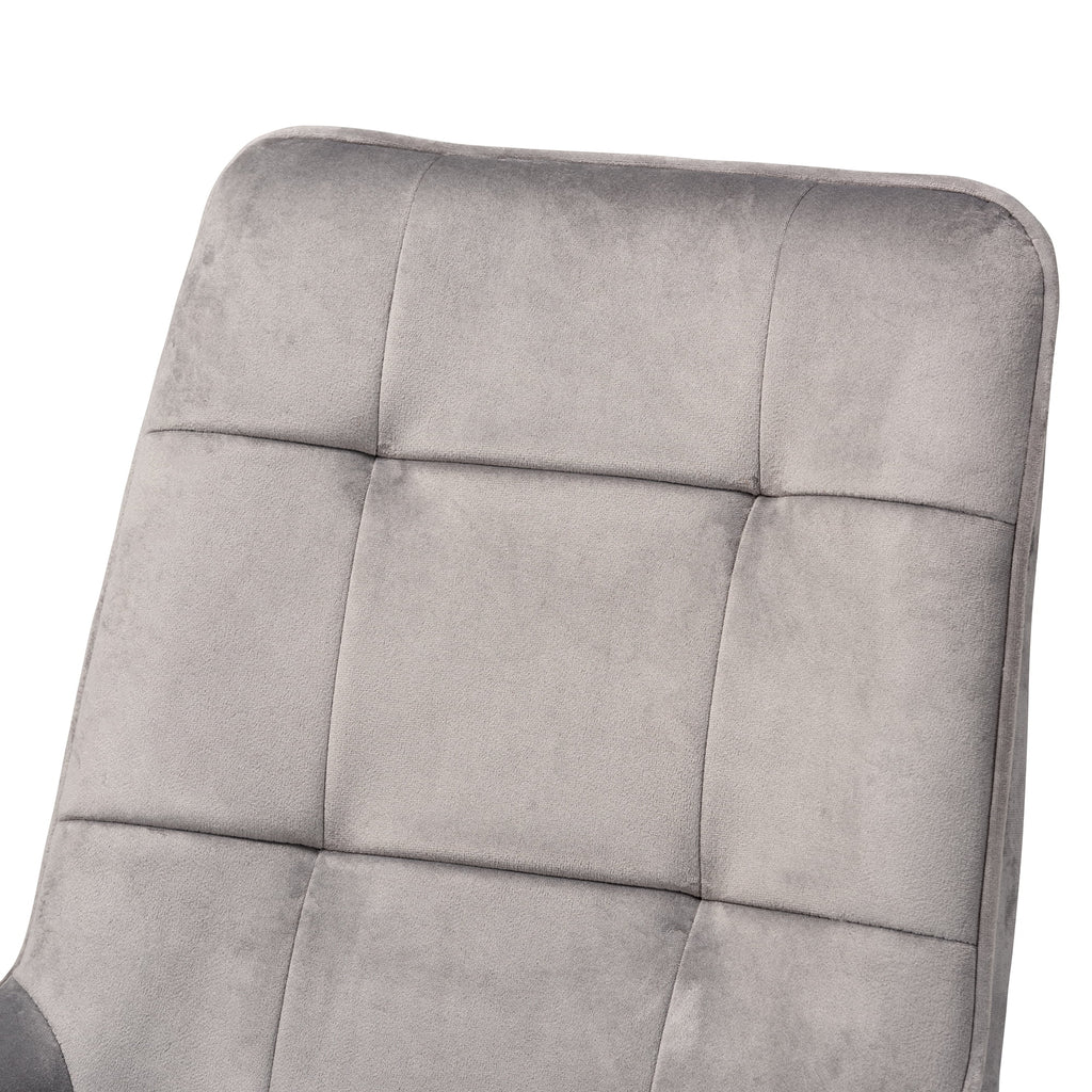 Grey and Gold Dining Chair Set of 2 G3627