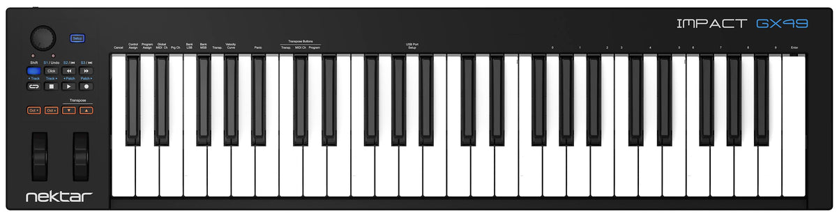 Black Midi Controller Keyboard J113304