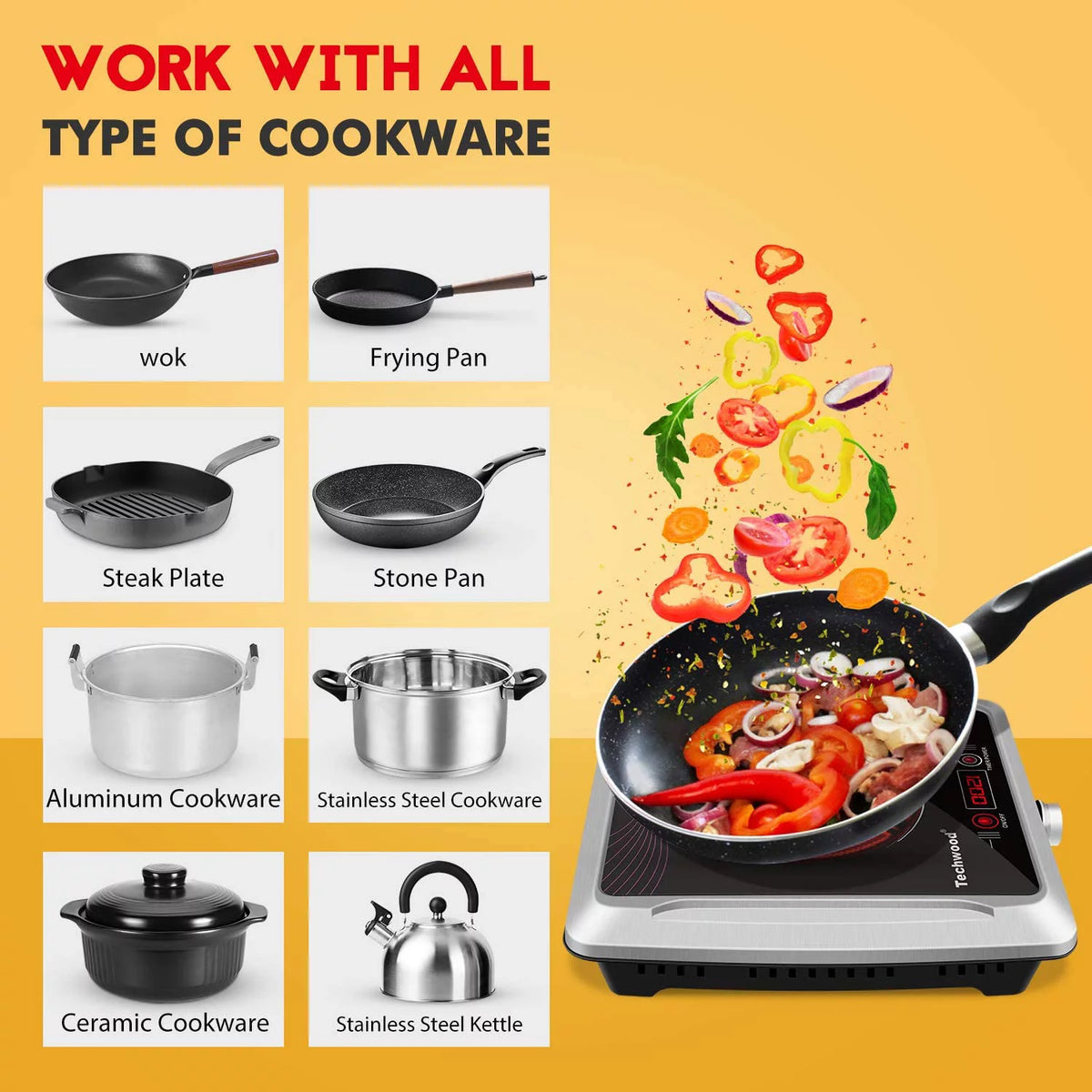 1500W Portable Infrared Ceramic Hot Plate U38426