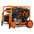 6250-Watt Dual Fuel Electric Start Portable Generator with Wheel Kit M90068