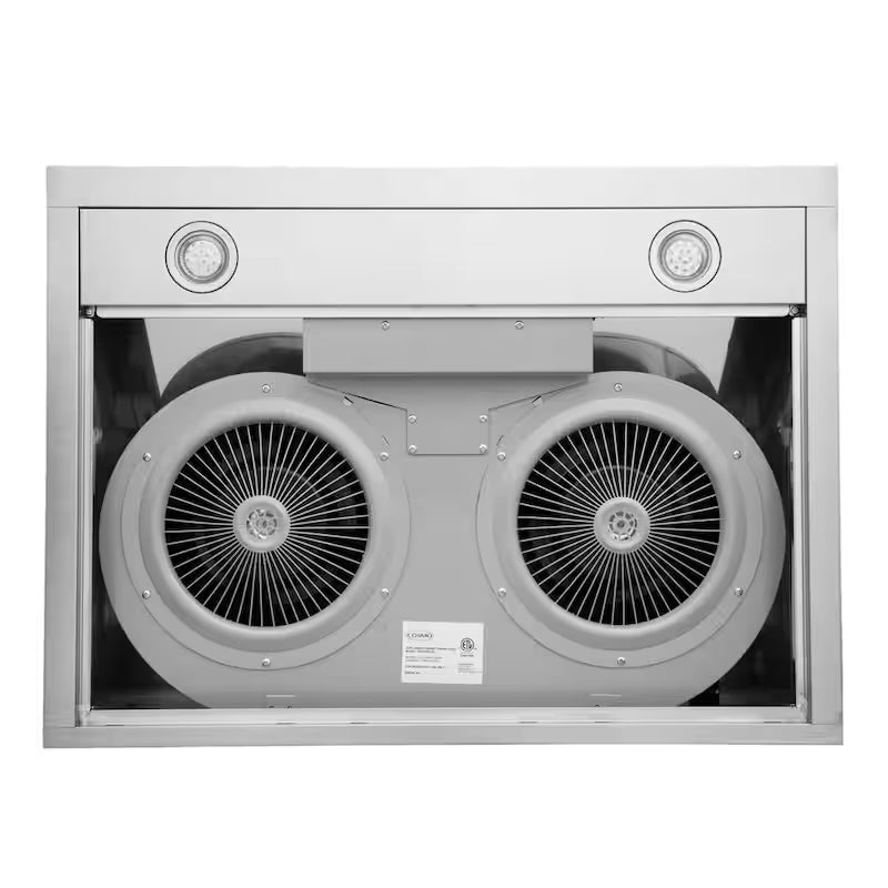 30 in. 500 CFM Ducted Under Cabinet Range Hood in Stainless Steel F15408