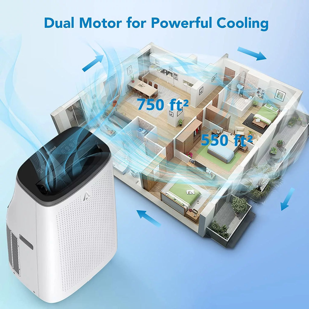 Portable Air Conditioner 8000 BTU White T6369
