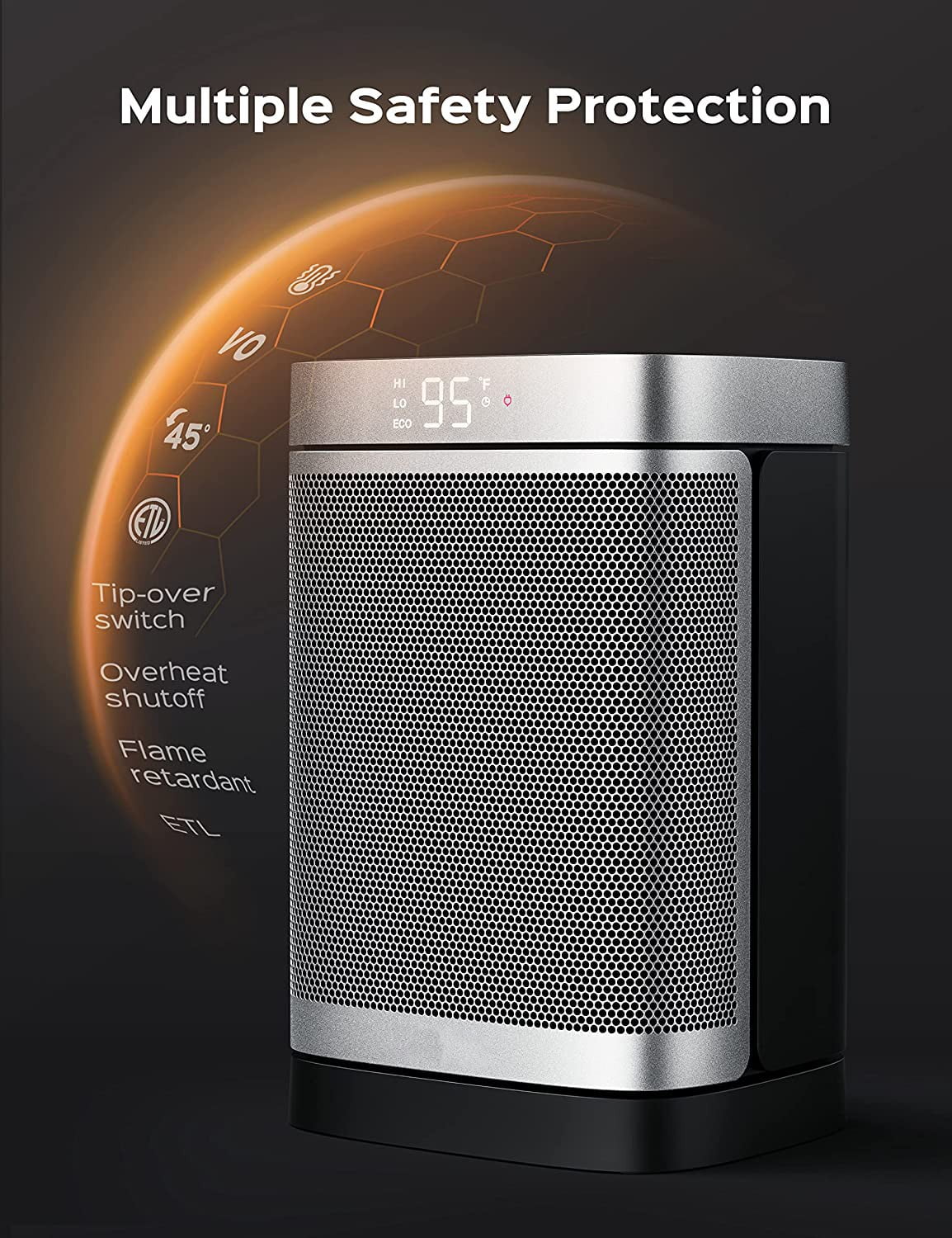 1500W Oscillating Electric Space Heater A181072
