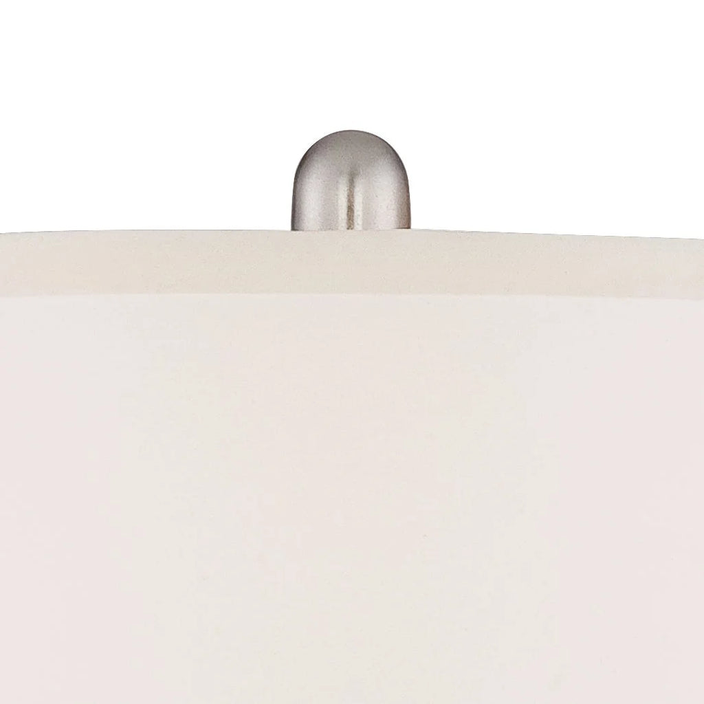 Set of 2 Brushed Nickel Table Lamps E3705