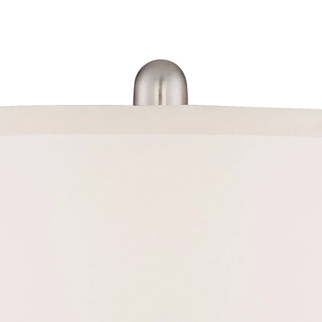 Set of 2 Brushed Nickel Table Lamps E3705