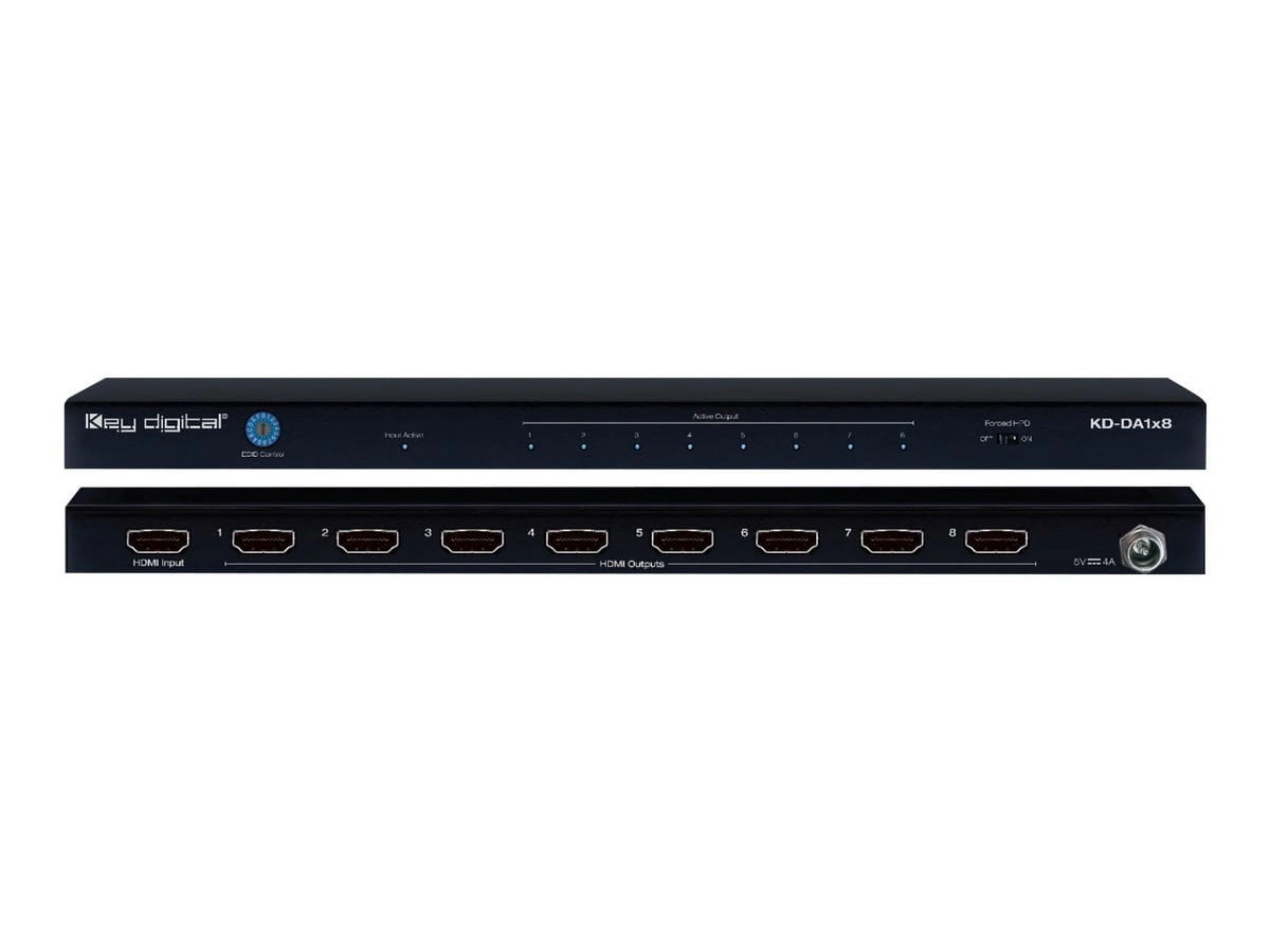 1 Input to 8 Outputs HDMI Distribution Amplifier J954681