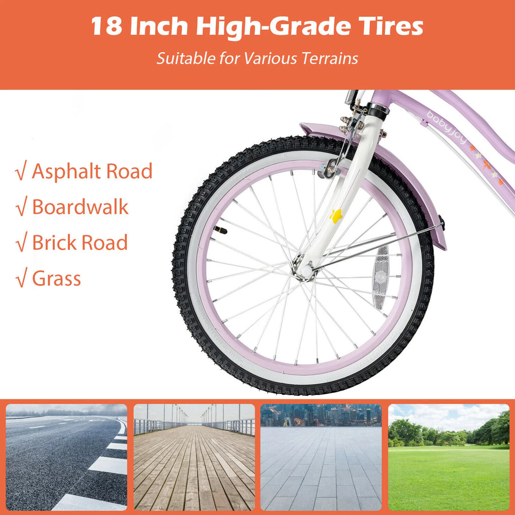 Kids Bike with Training Wheels W4133