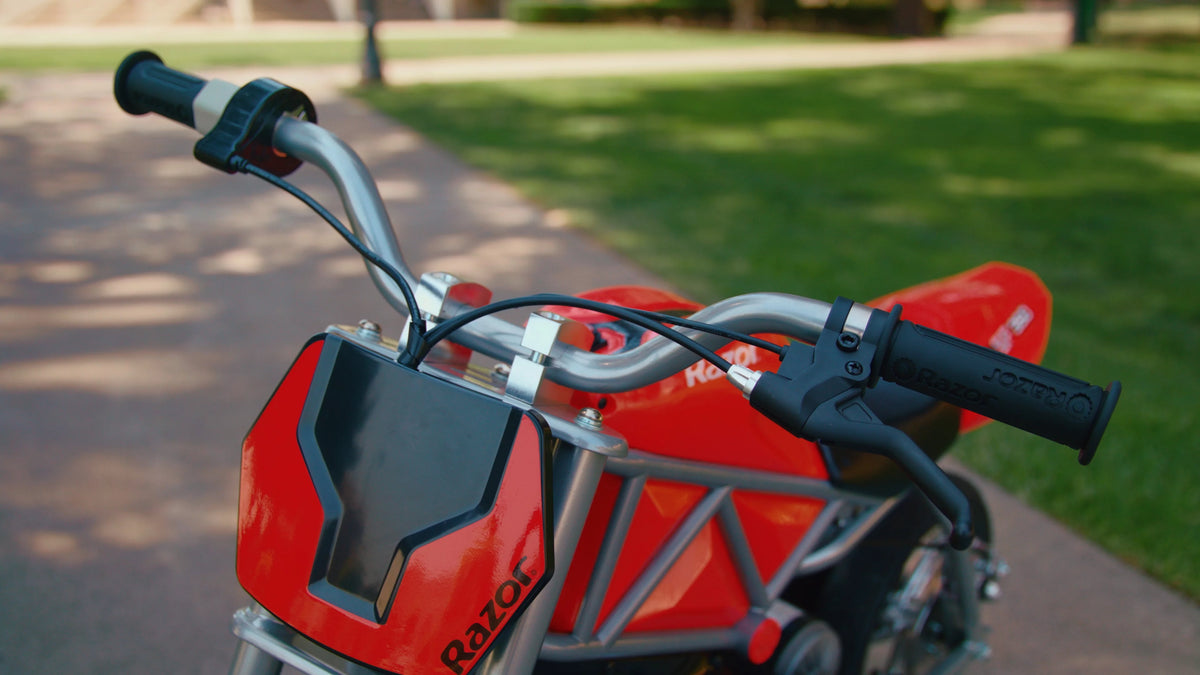 Black/Red 24V Electric Motor Bike C644