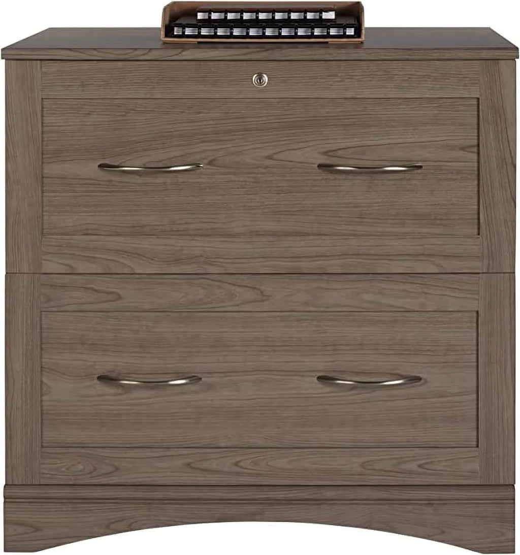 31”W 2-Drawer Lateral File Cabinet Gray N26236