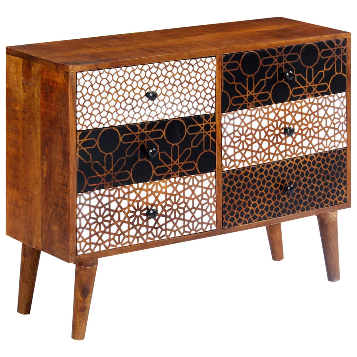 Wooden Sideboard with 6 Storage Drawers B143905
