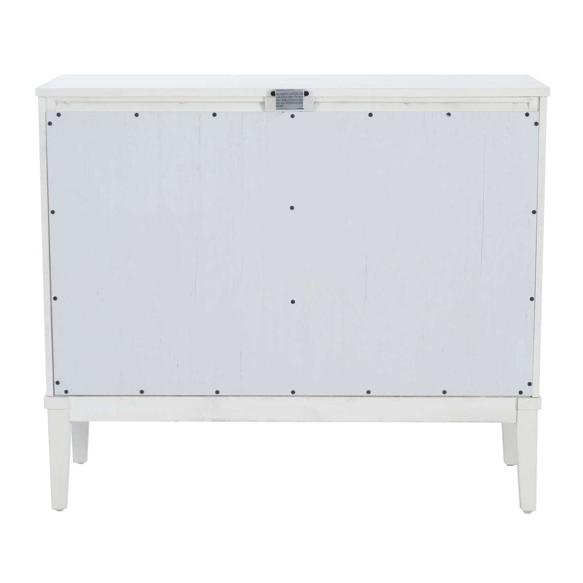 White 2-Sliding Door Accent Cabinet S329