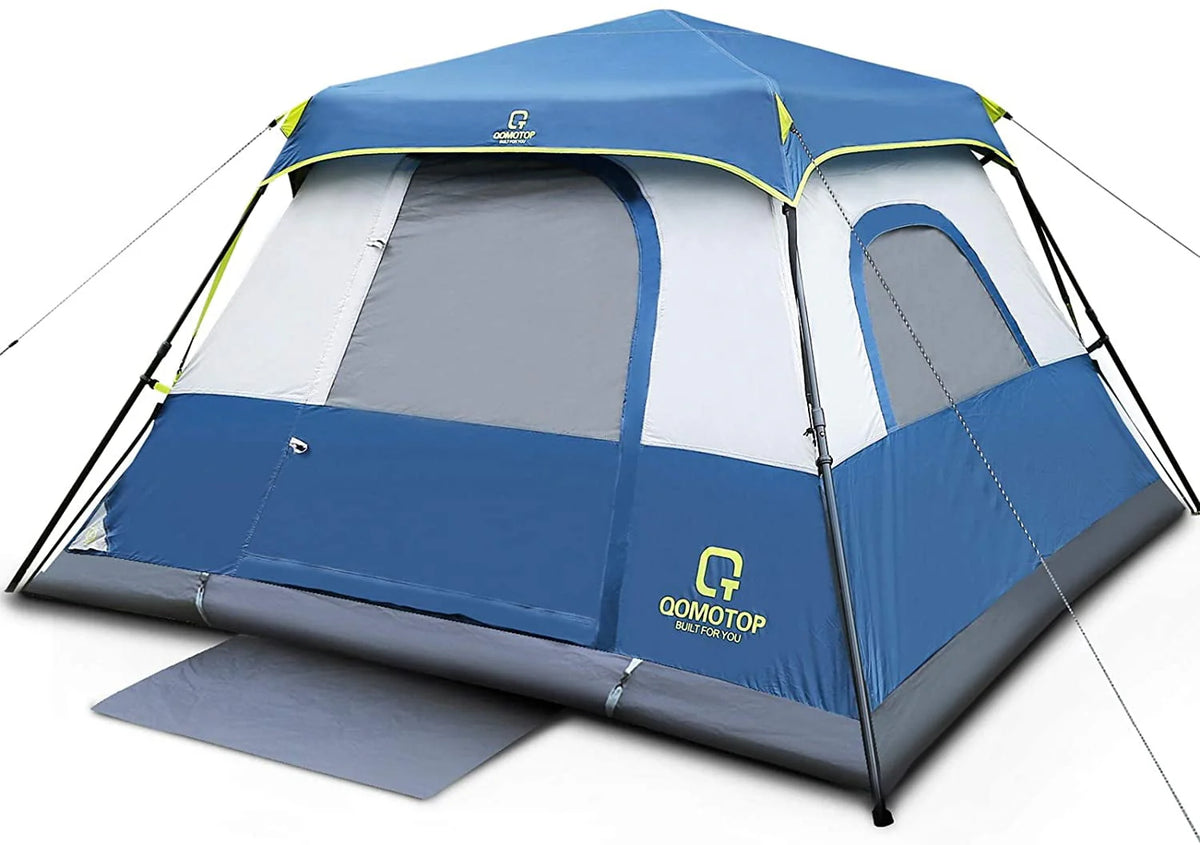 6 Person Waterproof Pop Up Camping Tent with Top Rainfly M9191