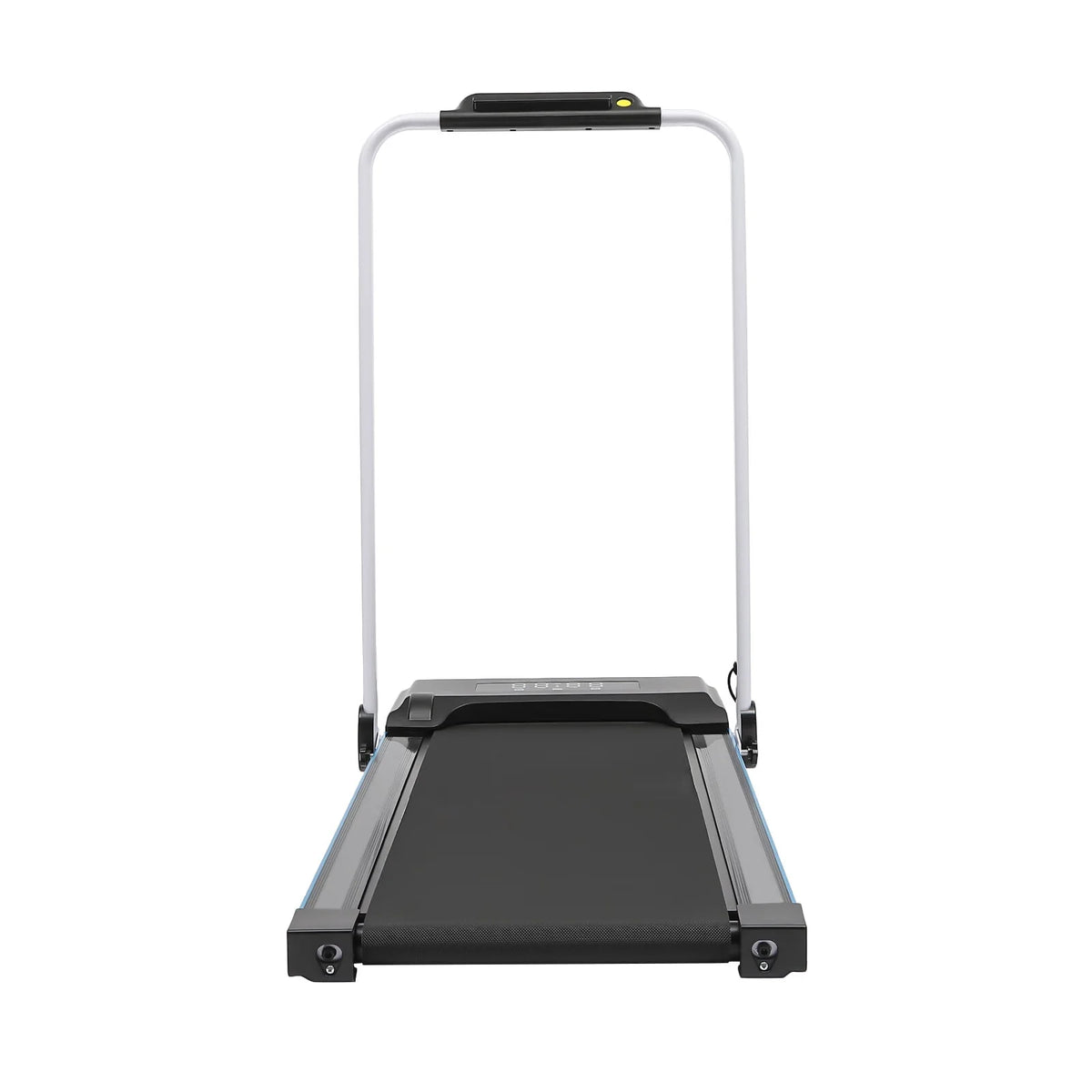 Folding Treadmill, 500W 2.0HP Under Desk Electric Treadmill with Remote & Handrail, Black J1804