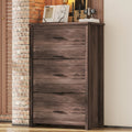 Light Gray 5 Drawer Wooden Dresser B3877