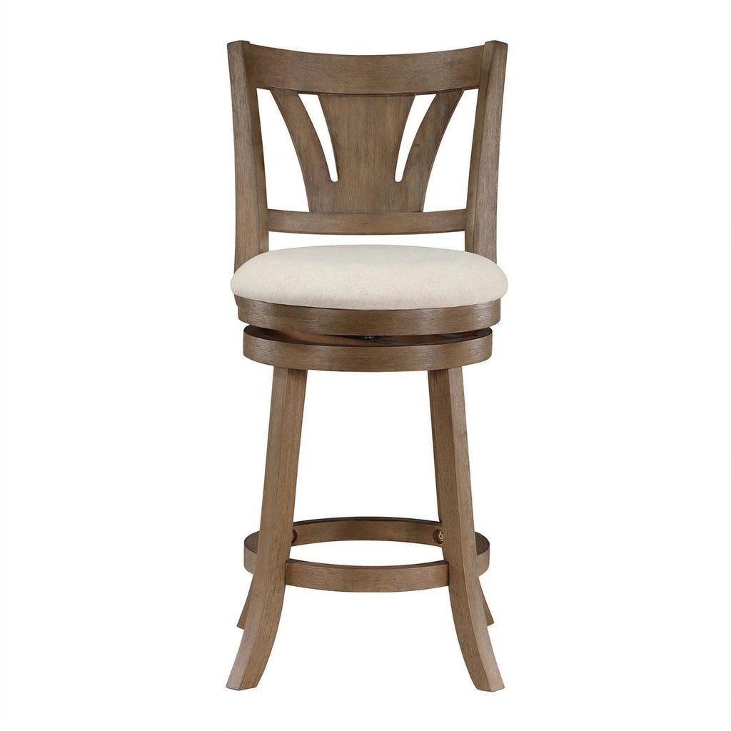 Counter Stool in Linen Cream Fabric L808775