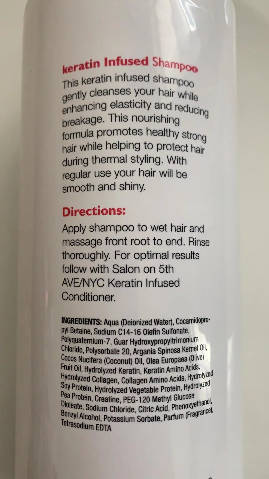 Keratin Infused Shampoo 32 fl.oz J503588