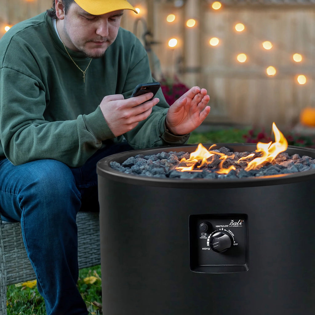 50,000 BTU Outdoor Portable Gas Fire Pit I617