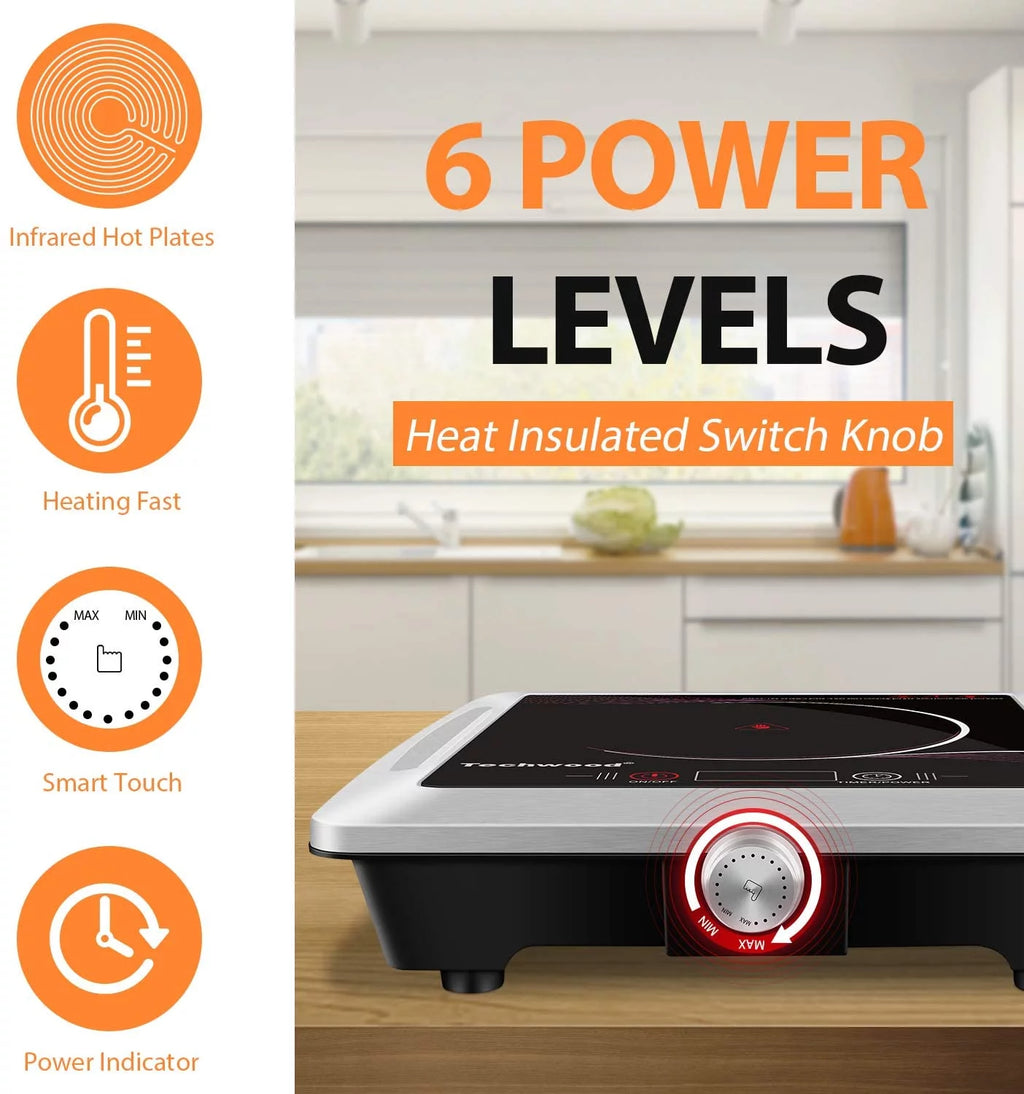 1500W Portable Infrared Ceramic Hot Plate U38426