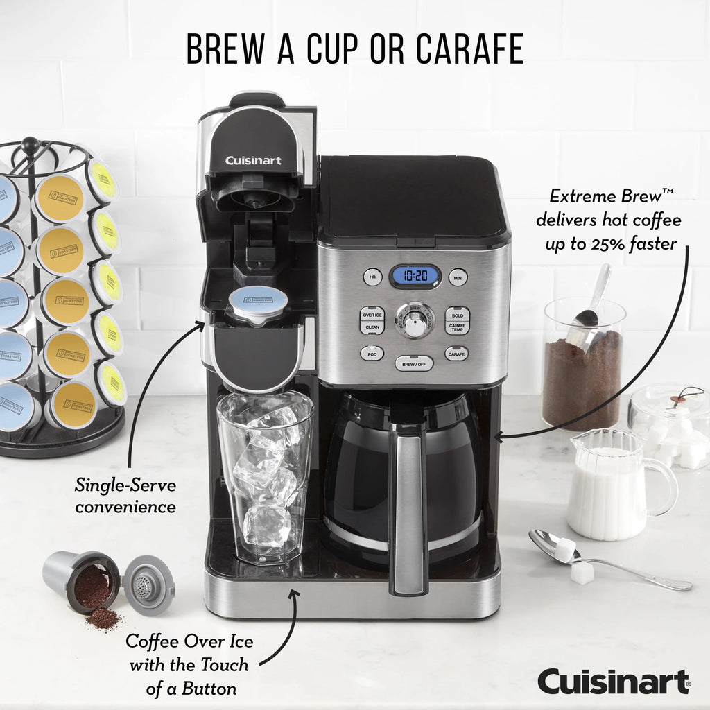 2-IN-1 Stainless Steel Coffeemaker K1766
