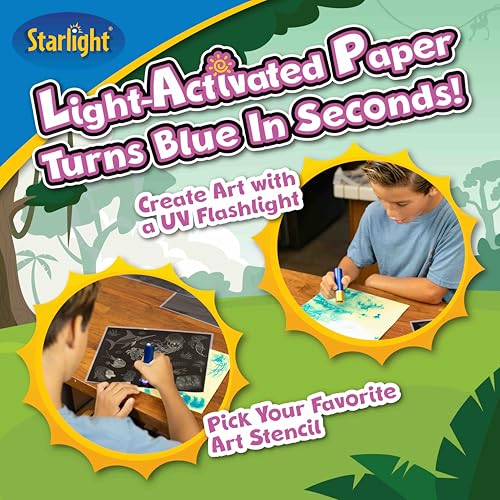 Light-Activated Paper Art Kit with UV Flashlight P366516