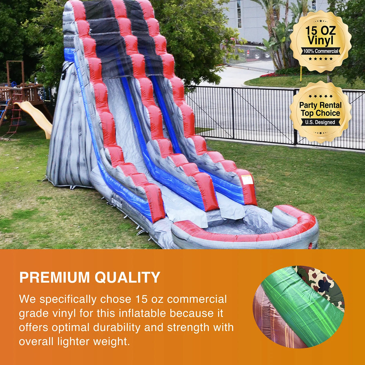 Inflatable Water Slide with Splash Pool S45540