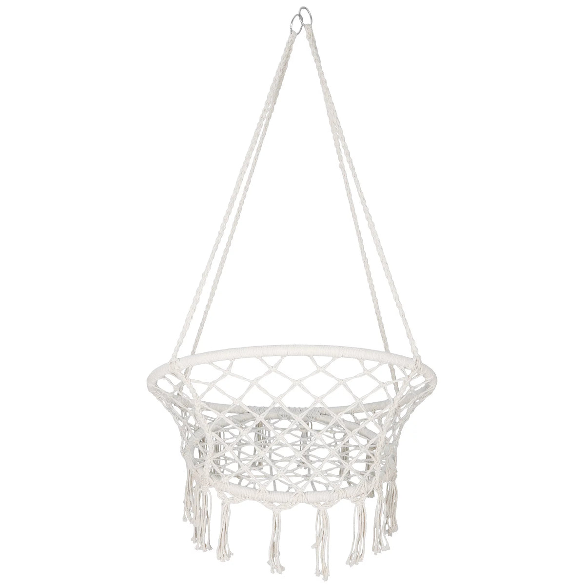 Hammock Chair Macrame Swing Chair Beige C66925