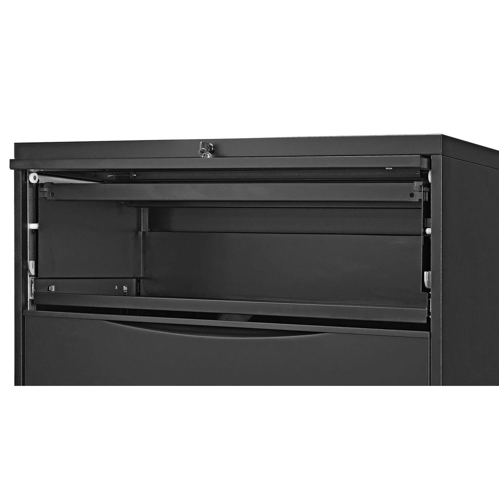 Black 5 Drawer Lateral File Cabinet M716871