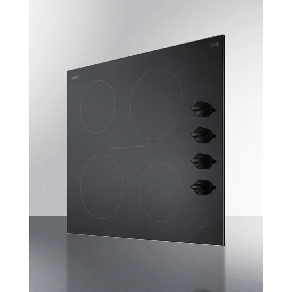 24" Wide 230V 4-Burner Radiant Cooktop A701242