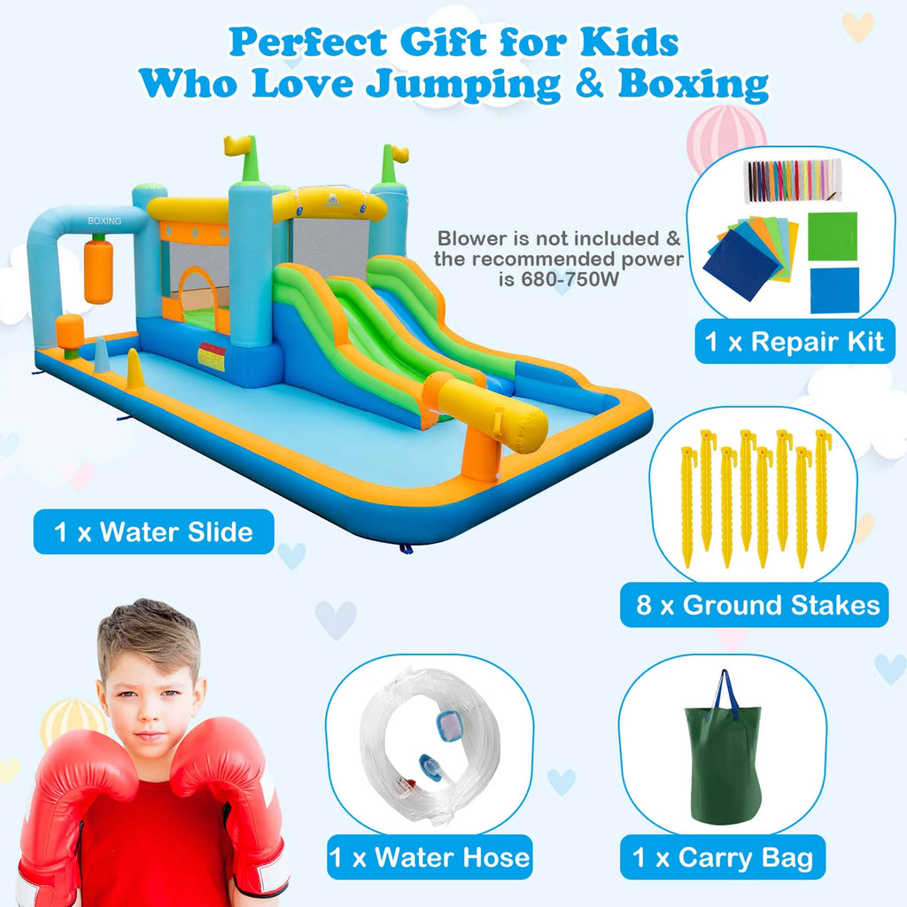 Inflatable Water Slide Bounce House Splash Pool Y402