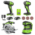 24V Brushless Drill Driver Combo Kit with Two 2Ah Batteries & Charger Z361631