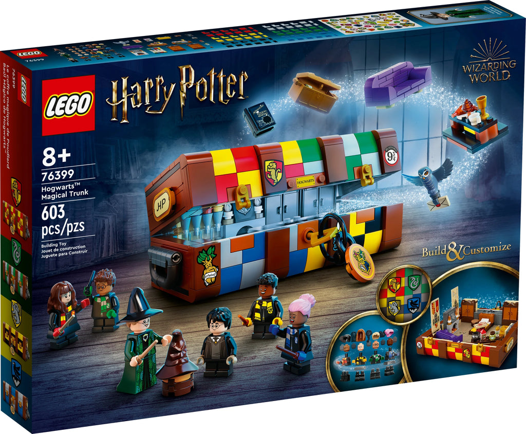 Customizable Toy Luggage Set with Minifigures Y6878