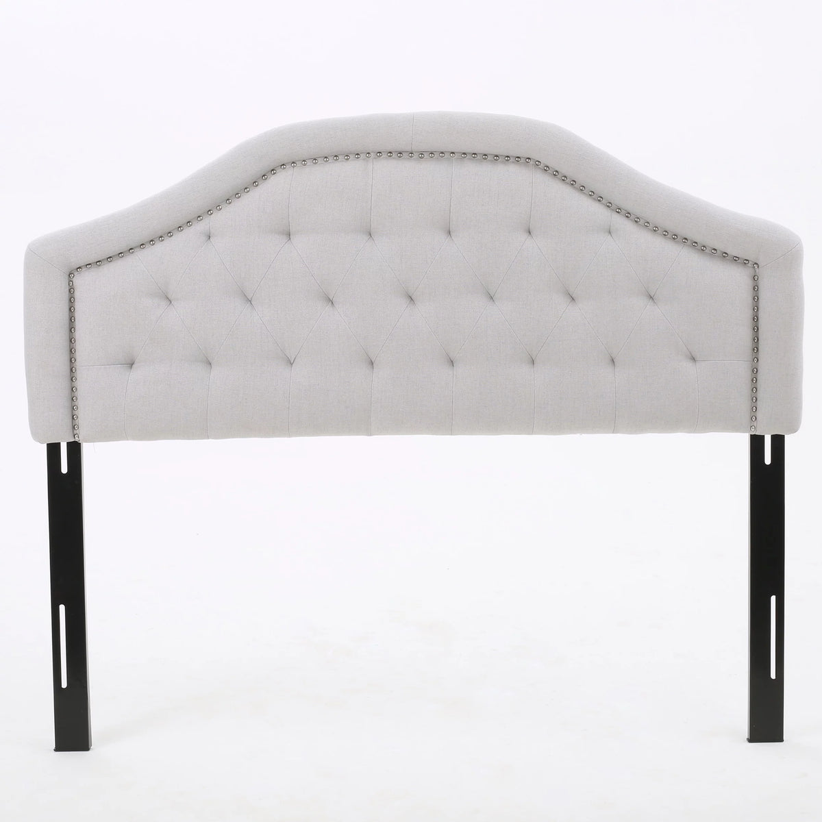 Light Gray Fabric Full/Queen Headboard M8786