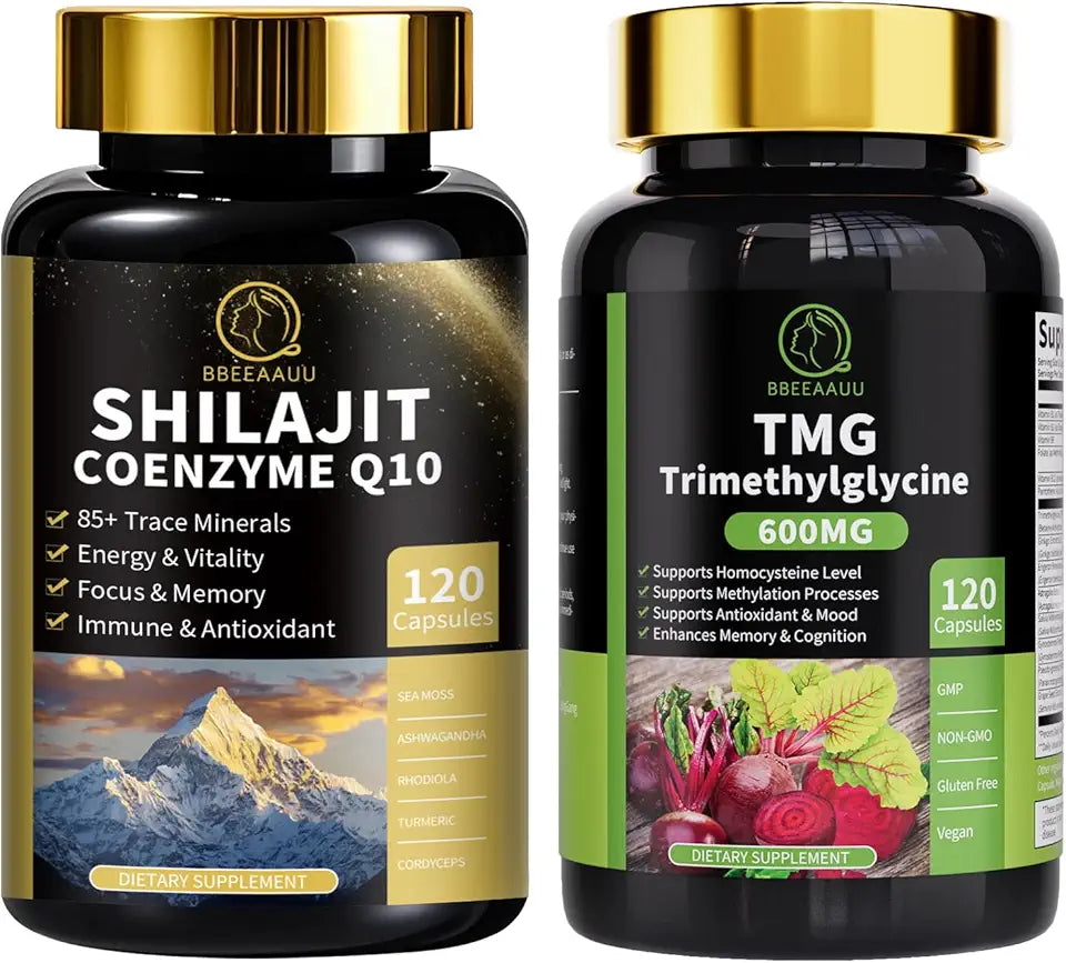 Shilajit Capsules with Sea Moss & TMG A5718