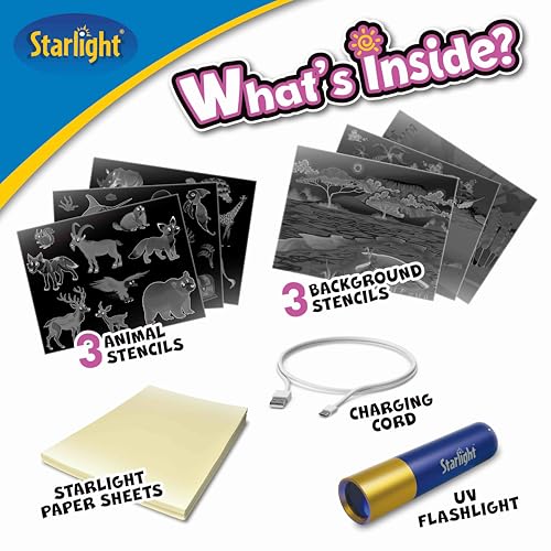 Light-Activated Paper Art Kit with UV Flashlight P366516