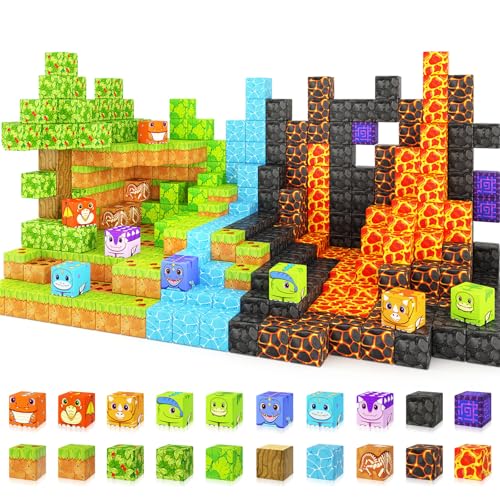 84 PCS Magnetic Tiles Building Blocks U90375