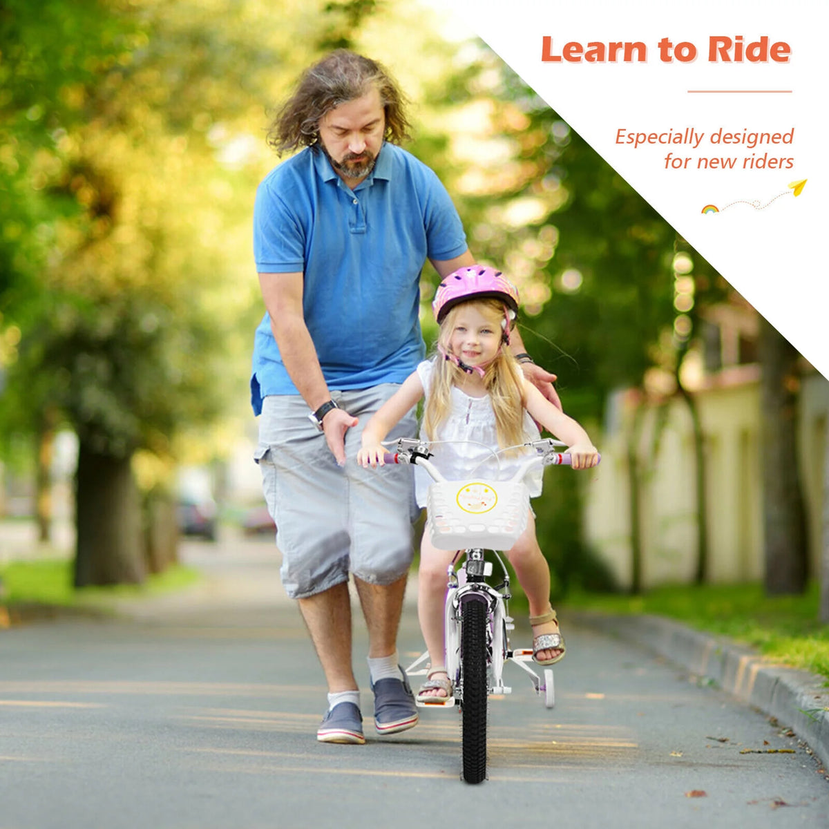 Kids Bike with Training Wheels W4133