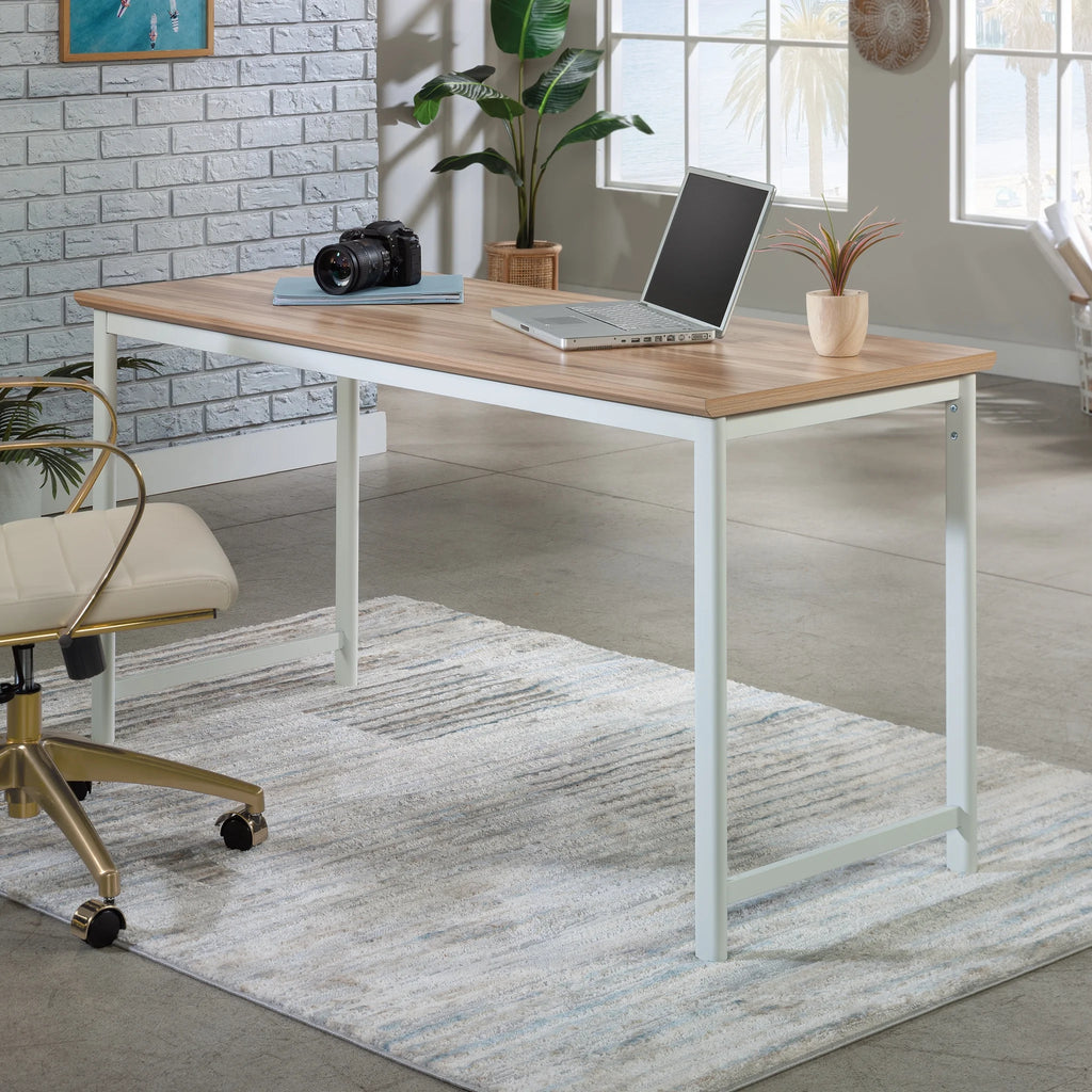 60" x 24" Office Table/Desk, Kiln Acacia Finish N500430