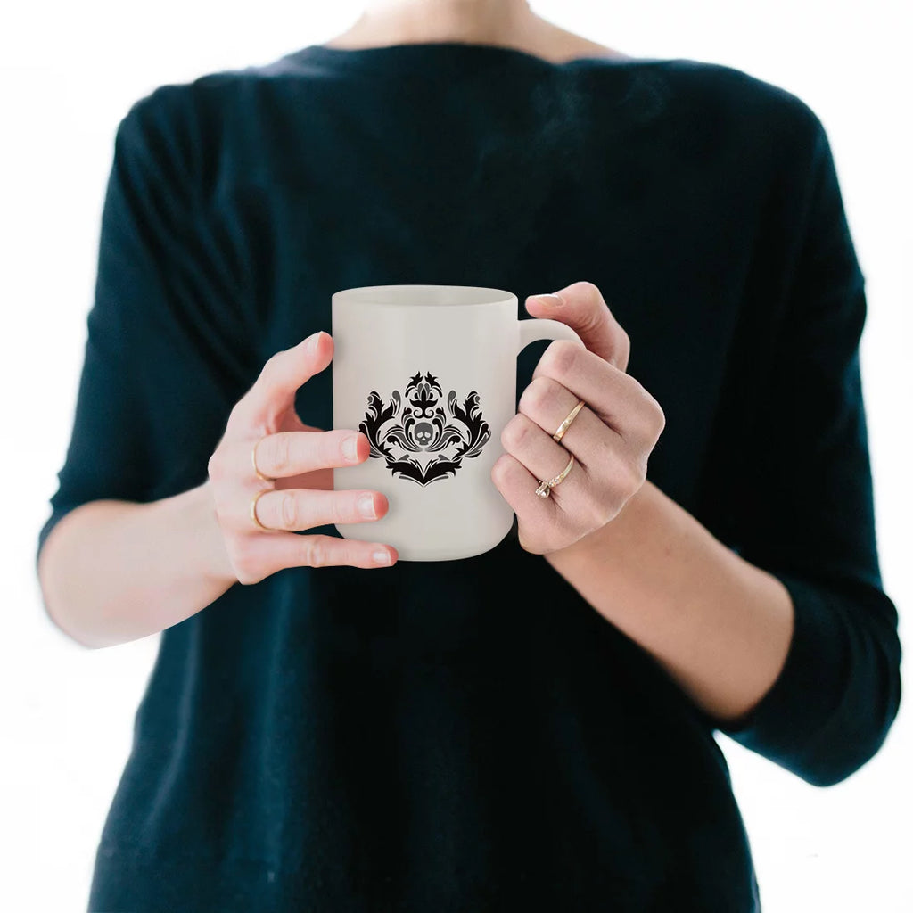 White Ceramic 15oz Mug Q3453
