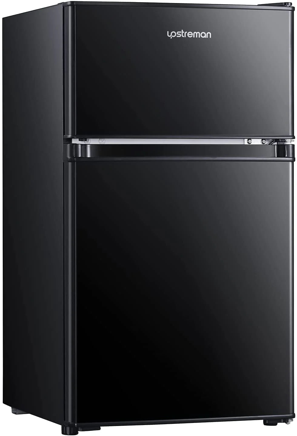 3.2 Cu.ft Double Door Mini Fridge with Freezer V431