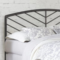 Gray Bronze Metal King Headboard T32918
