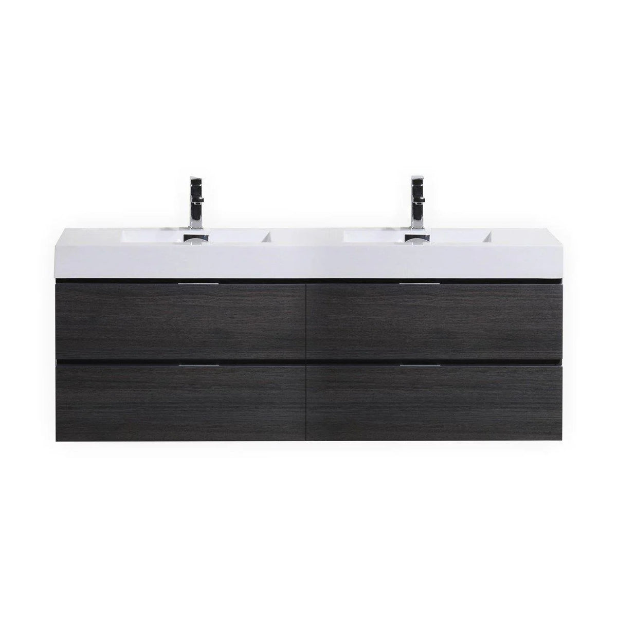 80 in. Double Sink Wall Mount Bathroom Vanity C761