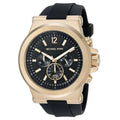 Black Rubber Chronograph Watch P649962