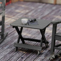 All-Weather Portable Folding Side Table Gray B451112